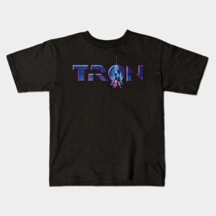 Black Tron 1982 Kids T-Shirt